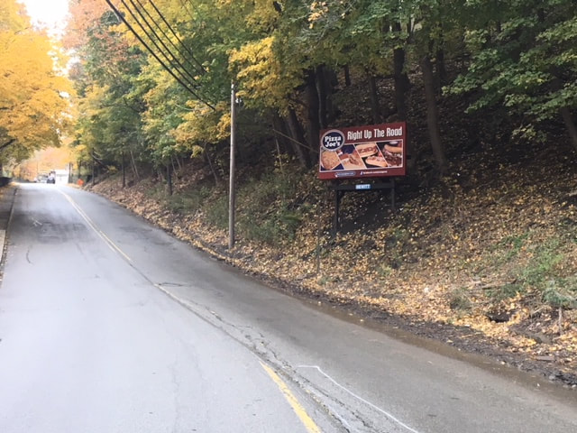 Hewitt Outdoor billboard on Croton Ave. in New Castle, PA