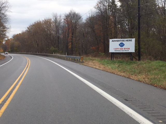 Hewitt Outdoor billboard on Route 18 south of New Castle, PA